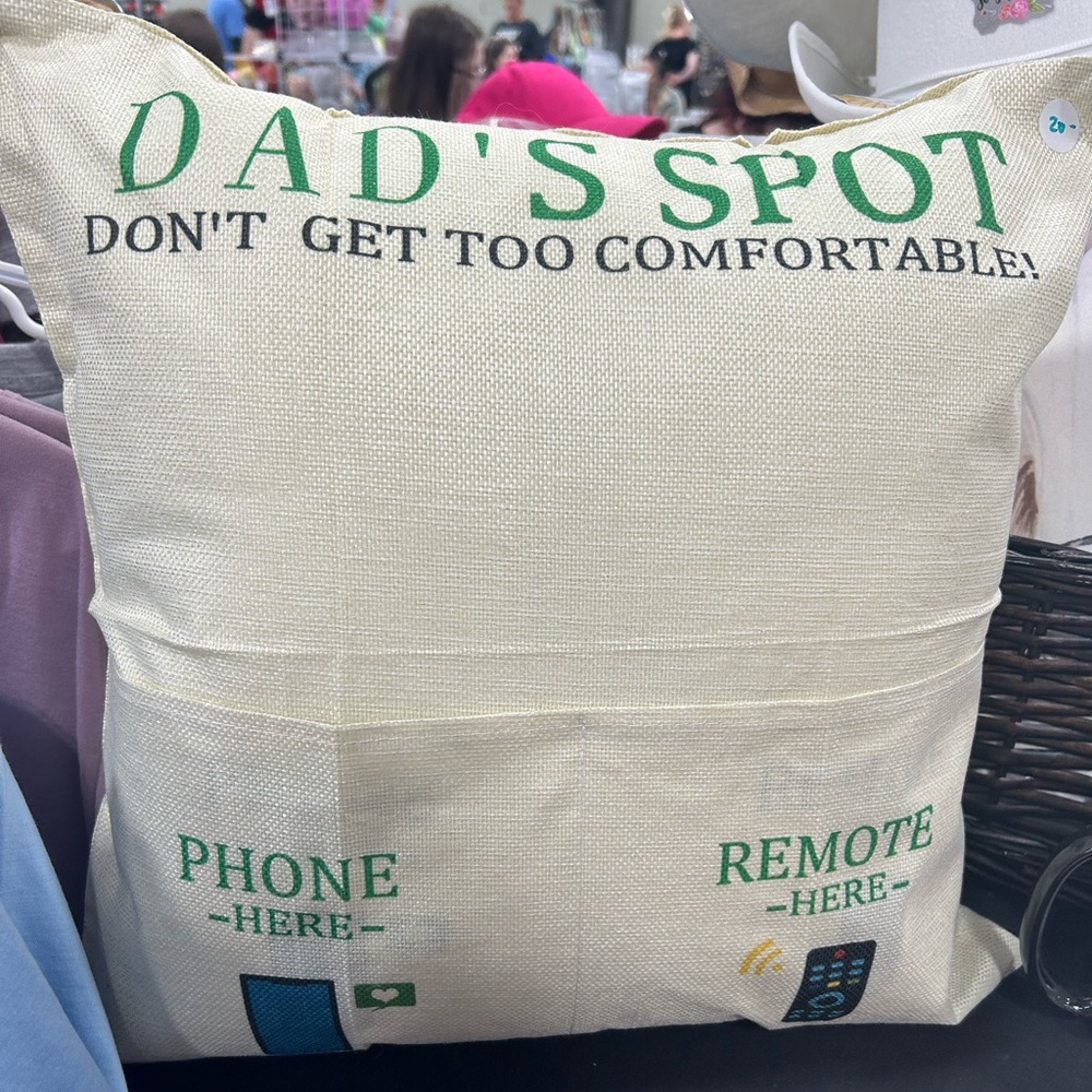 🛍️✨Dad's Spot Cushion 18x18